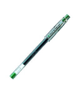 Penna a sfera con inchiostro gel bio-polimeri. Fusto trasparente. Punta ad ago in metallo. Tratto ultra sottile per una scrittura di precisione.
Punta 0,4mm. Colore: verde.