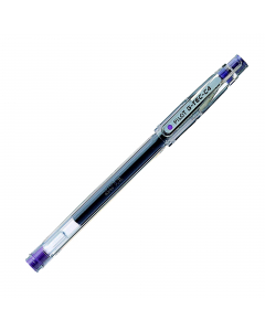 Penna a sfera con inchiostro gel bio-polimeri. Fusto trasparente. Punta ad ago in metallo. Tratto ultra sottile per una scrittura di precisione.
Punta 0,4mm. Colore: viola.