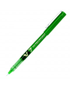 Roller usa e getta ad inchiostro liquido. Livello di inchiostro visibile. Clip in metallo.
Punta 0,7mm. Colore: verde.