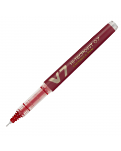 Roller ricaricabile ad inchiostro liquido. Clip in plastica. Realizzata con il 71% di materiale riciclato escluse le parti di ricambio. Punta da 0,7 mm. Colore: rosso. Riserva visibile di inchiostro e regolatore per garantirne una perfetta fuoriuscita.