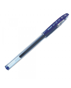 Roller ricaricabile con cappuccio. Inchiostro gel antisbavature resistente all'acqua. Fusto trasparente con puntale in metallo. Impugnatura con grip in gomma.
Punta 0,7mm. Colore: blu.
