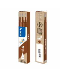 Set 3 Refill per FRIXION ball e clicker.
Punta 0,7mm. Colore: marrone.