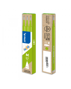 Set 3 Refill per FRIXION ball e clicker.
Punta 0,7mm. Colore: verde chiaro.