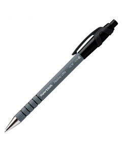 Penna sfera a scatto con fusto gommato,  impugnatura con scanalature ad anello antiscivolo, per un migliore comfort durante la scrittura. Prodotta in materiale riciclato al 42% (escluso materiale di ricambio). Inchiostro Floating ball per una scrittura sc