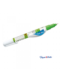 Correttore a penna con punta a sfera per correzioni nitide e precise. Corpo in nylon morbido e comprimibile. Sistema di doppia valvola resistente all'intasamento. Cappuccio con chiusura a scatto e pratica clip.
Formato 7ml.
