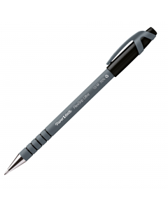 Penna a sfera con cappuccio e fusto gommato,  impugnatura con scanalature ad anello antiscivolo, per un migliore comfort durante la scrittura. Prodotta in materiale riciclato al 42% (escluso materiale di ricambio). Inchiostro Floating ball per una scrittu