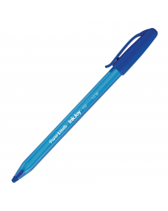 Papermate InkJoy 100, un sistema di inchiostro ULV per una incredibile scorrevolezza di scrittura e asciugatura rapida. I colori sono accesi e intensi, non sbava, richiede una minima pressione della mano e assicura linee precise e nette. Posside un fusto 