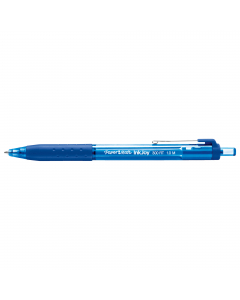 Penna a sfera con meccanismo a scatto. Possiede un fusto traslucido del colore dell'inchiostro, un'impugnatura in gomma e una clip in metallo. INKJOYTM è un sistema di inchiostro ULV a rapida essicazione rivoluzionario.  Richiede una minima pressione dell