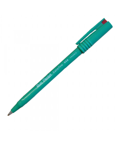 Roller ad inchiostro liquido con punta a sfera ammortizzata in resina. Fusto verde. Lunghezza di scrittura 1800mt.
Punta 0,6mm. Colore: rosso.