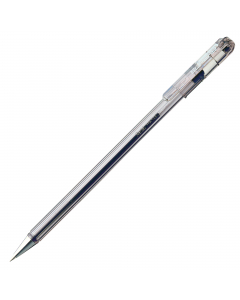 Questa penna Pentel a punta fine ha il cappuccio e il corpo trasparente che permette di controllare il livello della riserva di inchiostro. Lunghezza di scrittura 1200mt. Per chi ama la scrittura fine.
Punta 0,7mm. Colore: blu.
Penna una e getta.