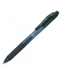 Roller con inchiostro EnerGel ultrascorrevole ad asciugatura istantanea, ideale per le persone mancine. La comoda grip in gomma antiscivolo garantisce un ottimo comfort di scrittura e una massima precisione del tratto.  Clip, fusto e grip nel colore di sc