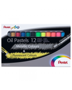 Pastelli ad olio dai colori brillanti resistenti alla luce. Facili da sfumare e mescolare, possono essere impiegati su un'ampia gamma di carta e tele da disegno. La qualità del pigmento li rende ideali per principianti e artisti. Diametro 8 mm.