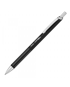 Penna roller con elegante fusto slim in metallo e meccanismo a scatto. Inchiostro ultrascorrevole ad asciugatura rapida, ideale per le persone mancine. Punta 0,7 mm. Inchiostro nero. Ricaricabile con refill LR7.