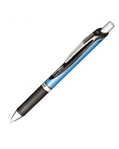 Roller EnerGel con inchiostro gel. Consente una scrittura scorrevole. Asciugatura rapida senza sbavature e senza macchie. Ottimo anche per mancini. Impugnatura in morbida gomma nel colore dell'inchiostro. Clip in metallo. Prodotto con il 54% di materiale 