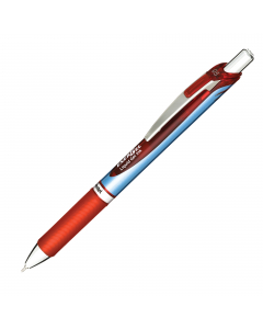 Roller EnerGel con inchiostro gel. Consente una scrittura scorrevole. Asciugatura rapida senza sbavature e senza macchie. Ottimo anche per mancini. Impugnatura in morbida gomma nel colore dell'inchiostro. Clip in metallo. Prodotto con il 54% di materiale 