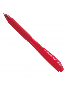 La penna a sfera Pentel WOW! dal design originale è a meccanismo a scatto laterale. Il fusto triangolare ergonomico favorisce l'impugnatura anche grazie al grip in gomma, per un ottimo comfort di scrittura. Asciugatura immediata. Punta 1,0mm. Colore: ross