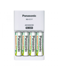 CARICABATTERIE PER STILO (DA 1 A 4) O MINISTILO (DA 1 A 4) DA 600 A 2600MAH. TIMER DI SICUREZZA (MASSIMO 10 ORE), TIMER LED, INDICATORE DI PRONTO. FORNITO CON 4 BATTERIE STILO RICARICABILI.