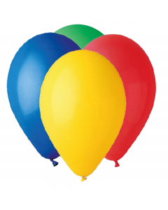 Busta da 25 palloncini in lattice diametro 26cm.