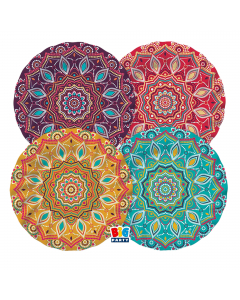 Piatti in carta Mandala. Diametro Ø25cm.