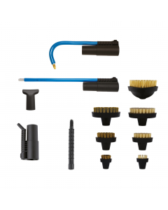 L’utilizzo di questo kit permette di concentrare la pressione del vapore in modo da aver un getto potente ed efficace. L’accessorio concentratore vapore può essere utilizzato sia con sola funzione vapore attivata, sia con la funzione aspirazione: in quest