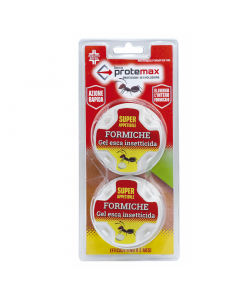 Esca gel insetticida pronta all’uso in contenitore per esca altamente appetibile per le formiche, ricca di sostanze nutritive e zuccherine. La fluidità e l’elevato potere energetico del gel consentono alle formiche di cibarsi in abbondanza e velocemente. 