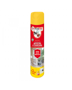 Insetticida abbattente non residuale. Permette di rientrare velocemente nell’ambiente. Indicato per: mosche, zanzare in ambiente interno. Composizione: Tetrametrina 0,20% - Piperonil Butossido 0,60% Registrazione: Presidio Medico Chirurgico n. 18780 DI LI