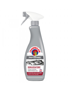 Detergente ad altissima efficacia, superpotente anche contro gli sporchi particolarmente difficili. La sua formula è ideale per tutte le piccole superfici. Adatto per pulire efficacemente cucine, forni, cappe, pentolame, affettatrici, piani di lavoro, pav