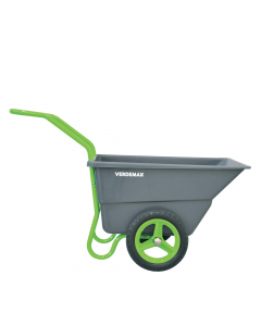 Carriola del design unico, utilizzabile con una sola mano, versatile e ribaltabile per una massima facilità di carico e scarico. Telaio verniciato a polveri epossidiche e ruote in EVA semipneumatiche. Capacità 110lt. Dimensioni L59 x P 120 x H 53cm.