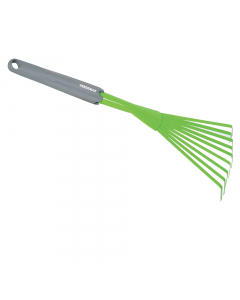 Gamma di piccoli attrezzi da giardino robusti e leggeri, di lunga durata, verniciati a polveri epossidiche anti ruggine. Linea classica di colore verde acido si distingue per una impugnatura antiscivolo.