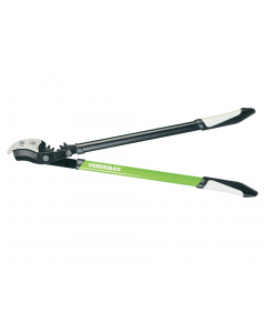 Troncarami per uso professionale con testa forgiata in acciaio di alta qualità e lama in carbonio SK5 rivestita in teflon. Taglio facilitato. Movimento a ingranaggi. Manici in alluminio con impugnatura ergonomica. Diametro massimo di taglio: 45mm. Lunghez