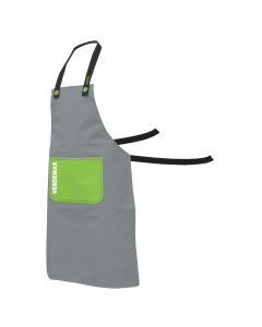 Grembiule in poliestere lavabile leggero e resistente con maxitasca per contenere attrezzi. Dimensioni 75x49cm.