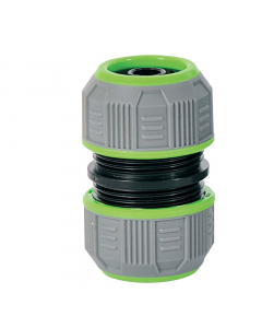 Raccordo riparazionei per l’utilizzo con tre misure di tubi: Ø 1/2” - 5/8” - 3/4” . Un morbido rivestimento in gomma avvolge i raccordi, per una perfetta aderenza con le dita. Resistenti agli urti, ai raggi U.V., alle condizioni atmosferiche.