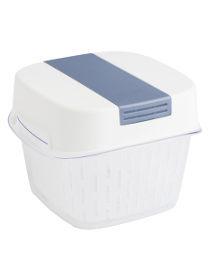 Contenitori specifici per conservare la frutta e la verdura. Le Dynamic Box mantengono la giusta umidità e grazie ad un sistema di filtraggi conservano frutta e verdura fresca più a lungo, producendo meno sprechi alimentari. Capacità: 1,6l. Materiali: con