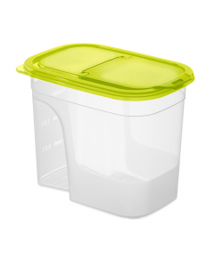 Nuovi contenitori per cereali Sunshine, perfetti per cornflakes, muesli e altri cereali.Con pratico versatore che permette di versare i cereali in maniera molto comoda, senza dover rimuovere tutto il coperchio. La chiusura del coperchio non permette la fu
