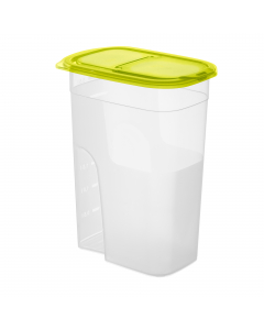 Nuovi contenitori per cereali Sunshine, perfetti per cornflakes, muesli e altri cereali.Con pratico versatore che permette di versare i cereali in maniera molto comoda, senza dover rimuovere tutto il coperchio. La chiusura del coperchio non permette la fu