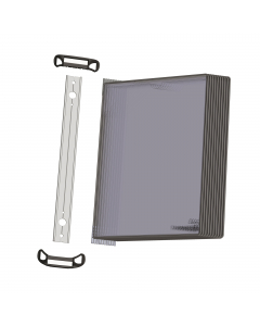 Kit Tarifold PRO magnetico da applicare a pareti metalliche o su profili in alluminio con intercapedine 8 e 10 mm. Ideale per ambienti industriali e per magazzini e logistiche. Buste con aggancio magnetico con magneti megadym facilmente spostabili e sosti
