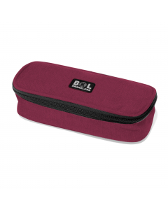 Astuccio ovale in resistente poliestere assortito in 6 colori. Dimensioni 23,5x9x5,5cm