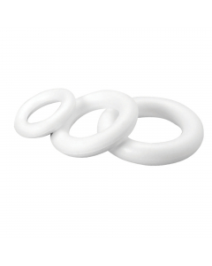 Polistirolo bianco espanso. Densità 30Kg/mc. Disponibili diverse forme pronte per essere rivestite con tessuto o colorate. Made in italy.