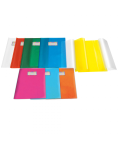 COPRIMAXI IN PVC 180 MY, FORMATO 21X30 CM, CON ALETTE E TASCA PORTANOME.