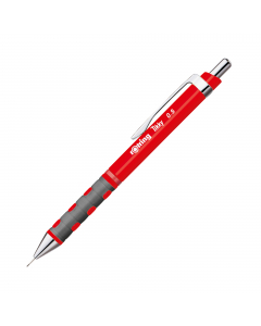 Portamine con impugnatura morbida per una migliore comodità nel disegno, nella scrittura e nelle bozze. 
Mina 0,5mm.
Colore fusto: rosso.