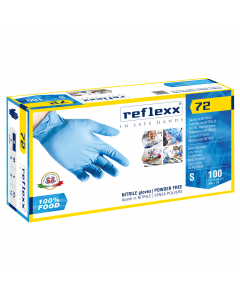 Guanti in nitrile ad uso alimentare, 100% FOOD CONTACT
Guanti in nitrile monouso senza polvere, ambidestri. 100% Latex Free. L’assenza di polvere riduce il rischio di dermatiti e contaminazione. Appositamente studiati per il contatto alimentare. La specia