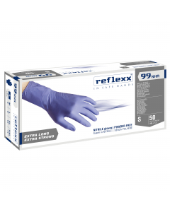 Guanti ad alta resistenza
Monouso, ambidestri. 100% Latex Free.
Alto spessore per una resistenza meccanica superiore e lunghezza maggiorata. Finitura micro ruvida per aumentare la presa e la sensibilità tattile. EN374-1 TIPO B: KPT, EN374-5, CE.