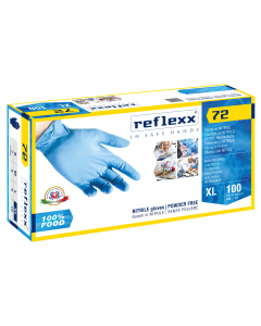 Guanti in nitrile ad uso alimentare, 100% FOOD CONTACT
Guanti in nitrile monouso senza polvere, ambidestri. 100% Latex Free. L’assenza di polvere riduce il rischio di dermatiti e contaminazione. Appositamente studiati per il contatto alimentare. La specia