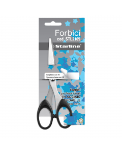 Forbici professionali STARLINE in acciao temperato con impugnatura rigida in ABS.
Lunghezza forbici: 16cm
Spessore lama: 1,8mm
Confezione: pz