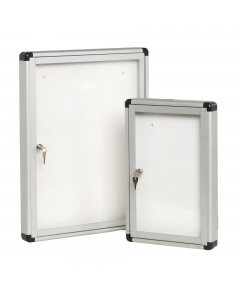 Bacheca Starline per interni in alluminio con fondo magnetico ad ante a battente. Formato: 9 X A4 VERTICALE. Formato esterno: 700x1000x45mm.