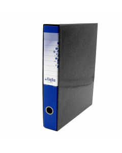KingBox è un registratore indeformabile, lavabile e duraturo nel tempo, in cartone accoppiato da 2 mm di spessore, con rivestimento in resistente polipropilene goffrato. Dotato di propria custodia in cartone accoppiato nero, con bordi rinforzati, e di mec