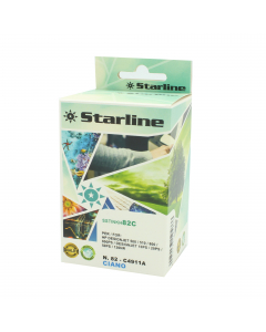 Starline Cartuccia ink per Hp N.82 Ciano 69ML
