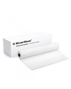 Carta STARLINE di ottima qualità e ad elevato punto di bianco, prodotta con 100% di pura ECF. Consente un’asciugatura rapida dell’inchiostro. Ideale per stampe a colori e monocromatiche. Disponibile nelle grammature 80 e 90 g. Diametro interno rotolo 2” (