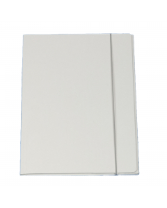 Cartella a 3 lembi Starline in cartone plastificato dai colori brillanti. Dorso cordonato. Chiusura con elastico di colore grigio chiaro. Struttura in cartoncino 600g/m² rivestito da una pellicola lucida in PP. Robusta e resistente ideale per conservare, 