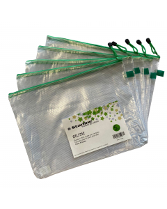 Busta STARLINE in robusto PVC a rete con cerniera di colore verde. Ideale per documenti e piccoli oggetti.

Caratteristiche di questo prodotto:
Codice: STL7312
Tipologia di prodotto: Buste con cerniera per vari utilizzi
Formato utile: B4
Formato esterno: 